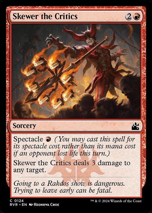 [Foil] RVR 124 Skewer the Critics C