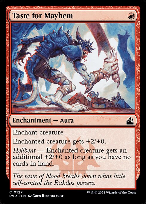 [Foil] RVR 127 Taste for Mayhem C