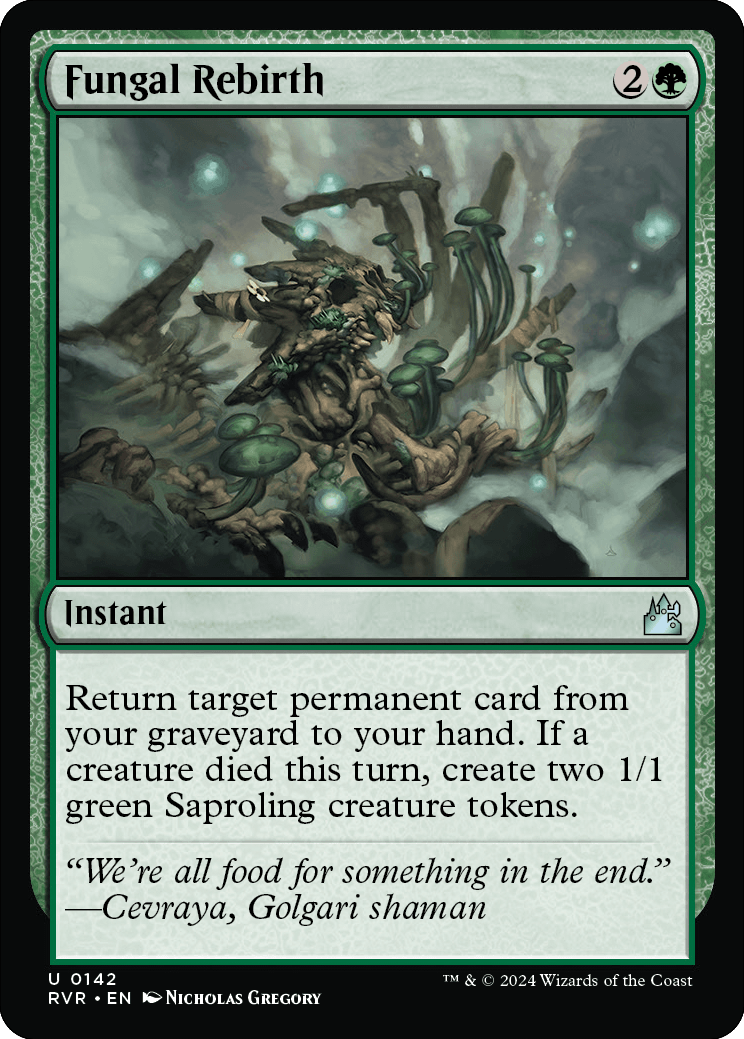 RVR 142 Fungal Rebirth U