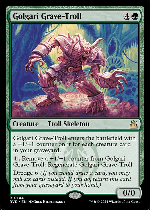 [Foil] RVR 144 Golgari Grave-Troll R