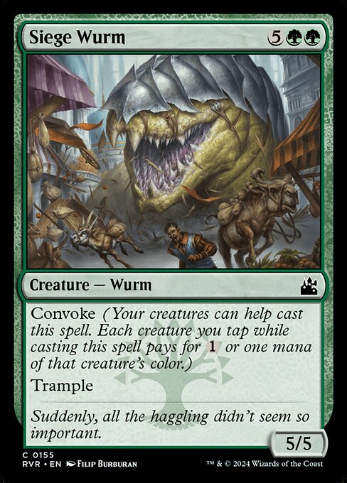 [Foil] RVR 155 Siege Wurm C