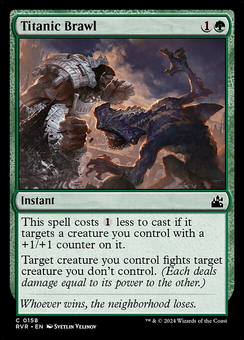 [Foil] RVR 158 Titanic Brawl C