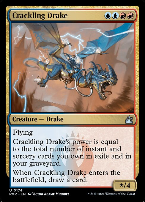 [Foil] RVR 174 Crackling Drake U