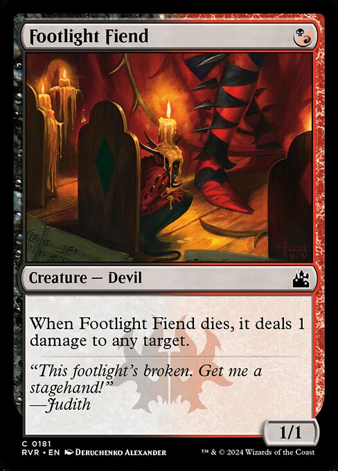 [Foil] RVR 181 Footlight Fiend C
