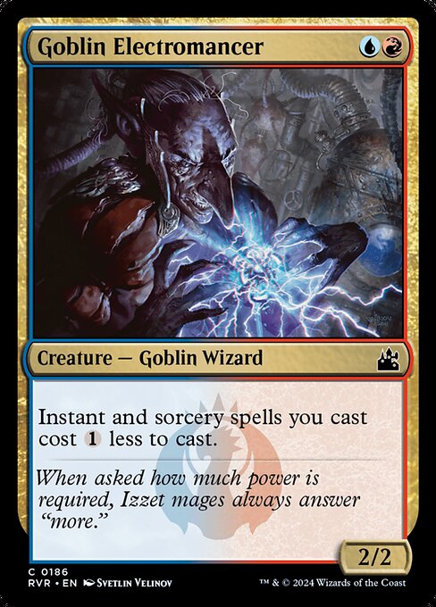 [Foil] RVR 186 Goblin Electromancer C