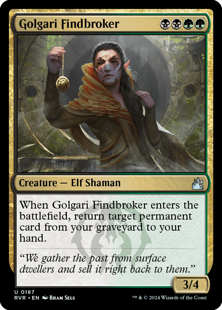 RVR 187 Golgari Findbroker U