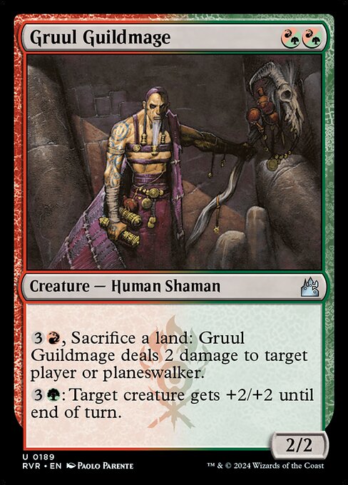 [Foil] RVR 189 Gruul Guildmage U