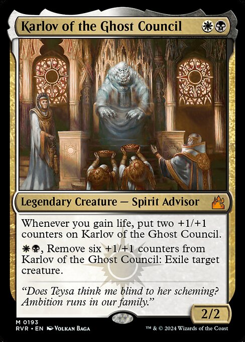 [Foil] RVR 193 Karlov of the Ghost Council M