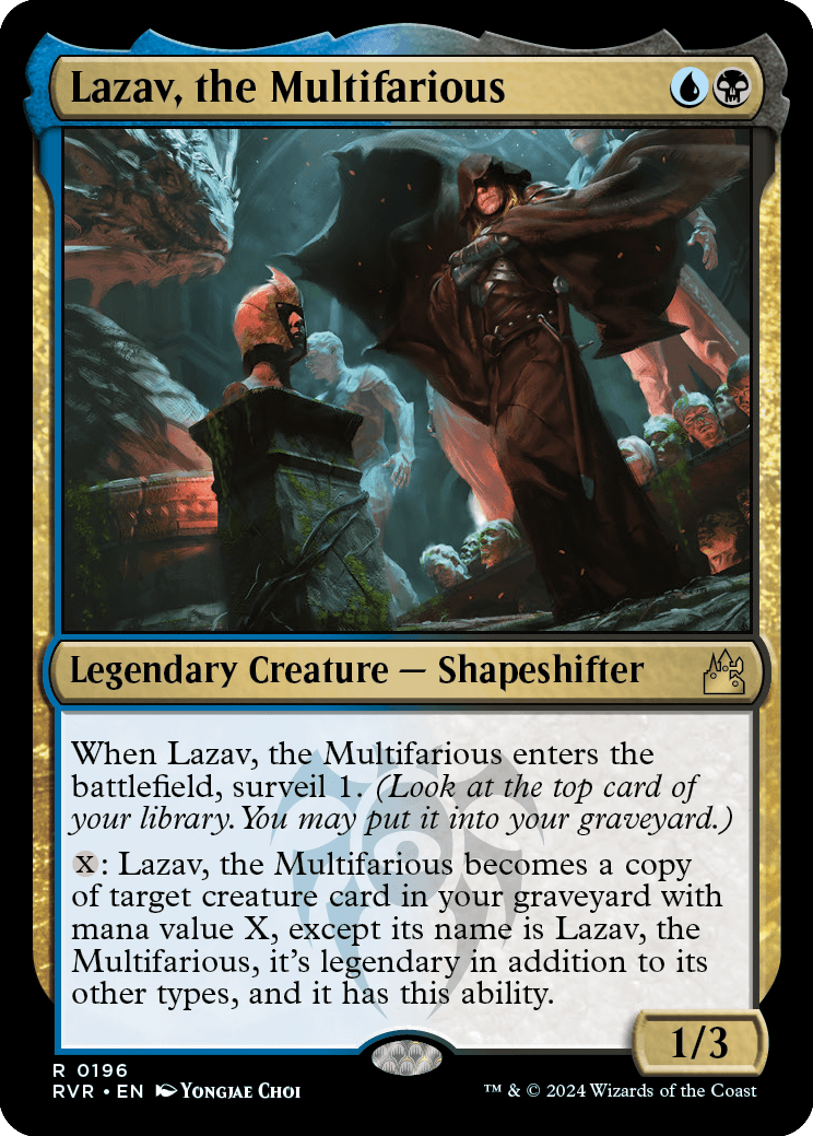RVR 196 Lazav, the Multifarious R