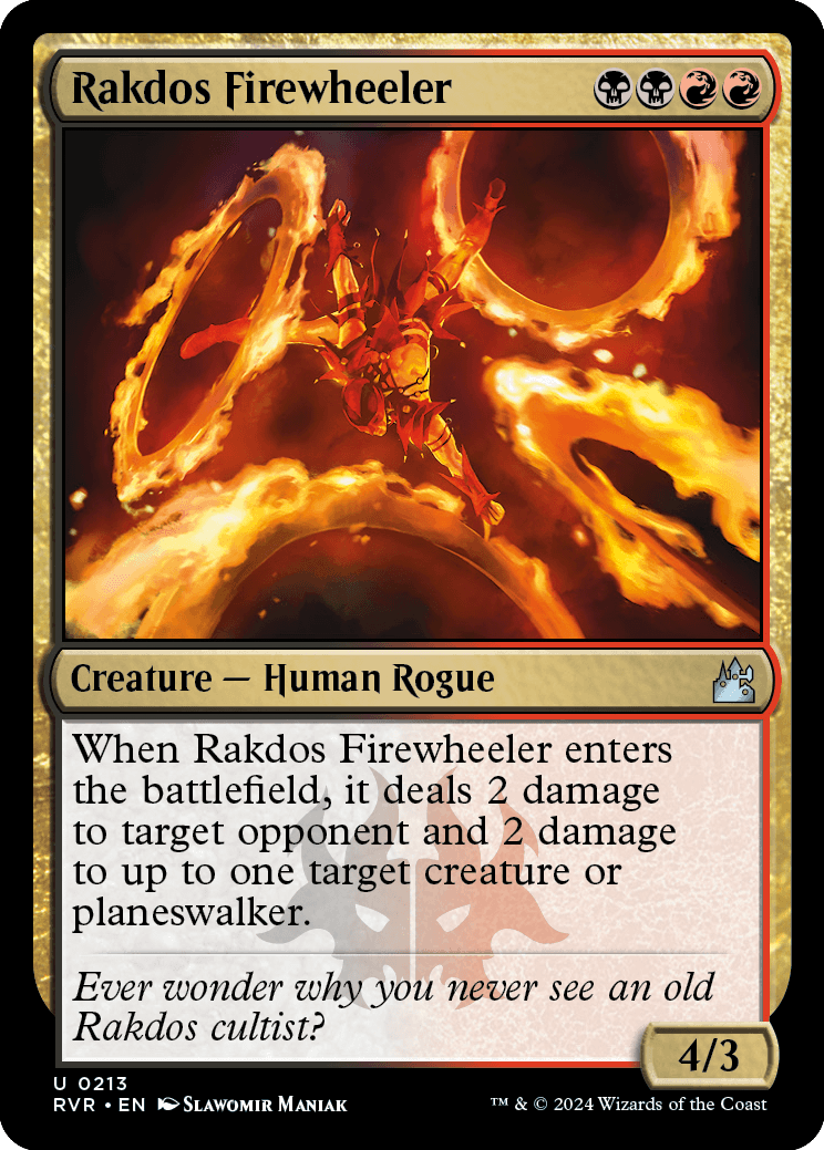 RVR 213 Rakdos Firewheeler U