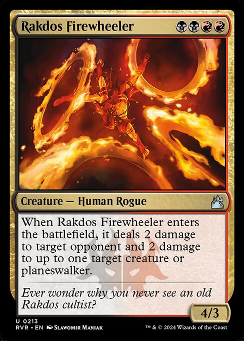 [Foil] RVR 213 Rakdos Firewheeler U