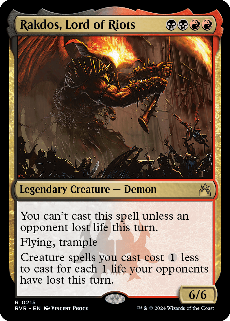 RVR 215 Rakdos, Lord of Riots R