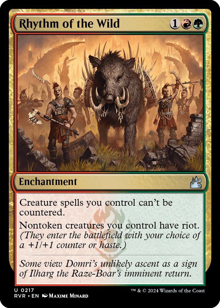 RVR 217 Rhythm of the Wild U