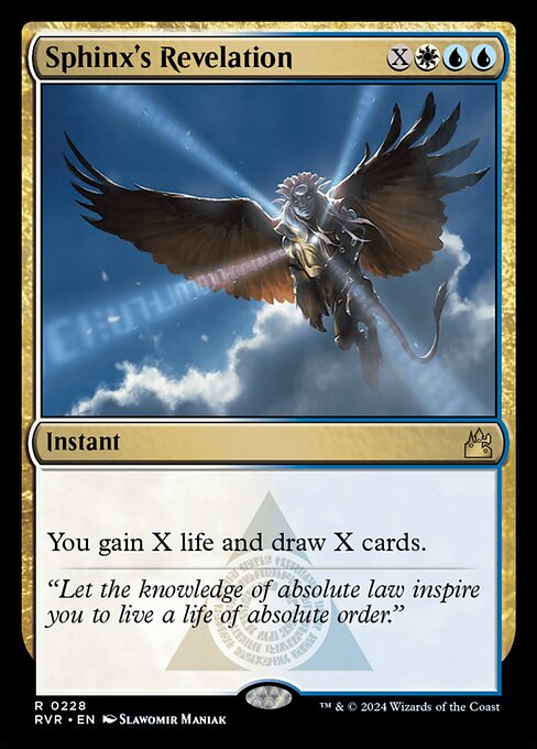 [Foil] RVR 228 Sphinx's Revelation R