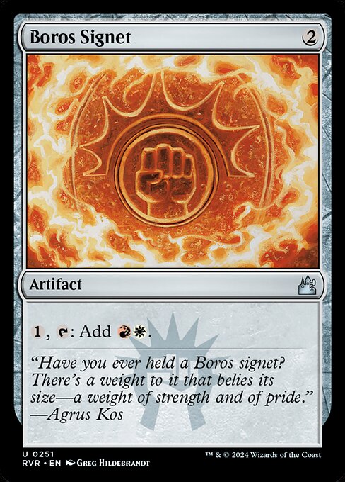[Foil] RVR 251 Boros Signet U