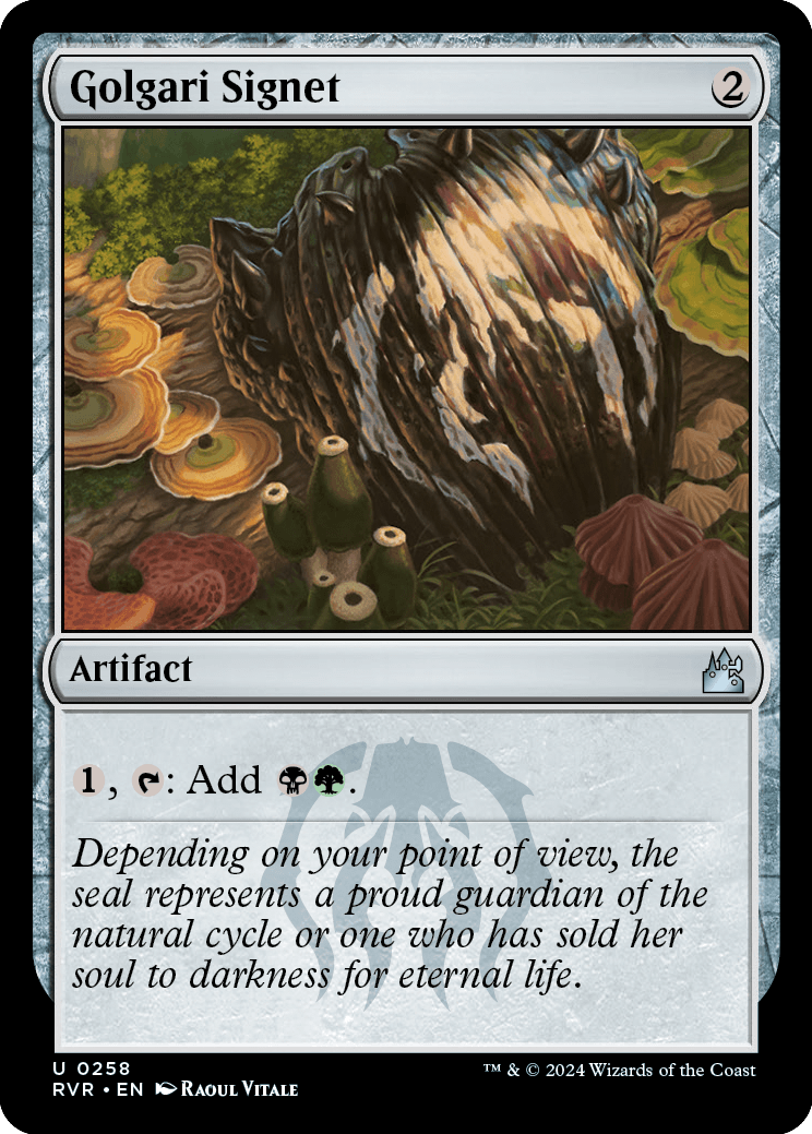 RVR 258 Golgari Signet U
