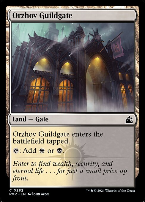 [Foil] RVR 282 Orzhov Guildgate C