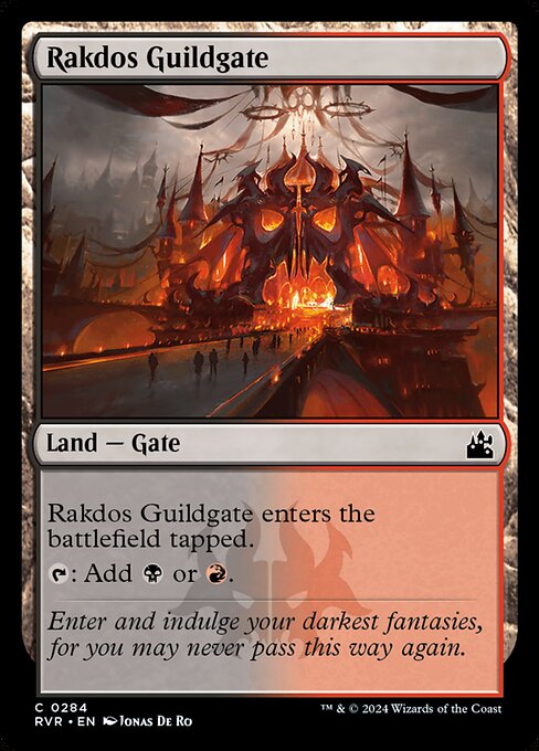 [Foil] RVR 284 Rakdos Guildgate C