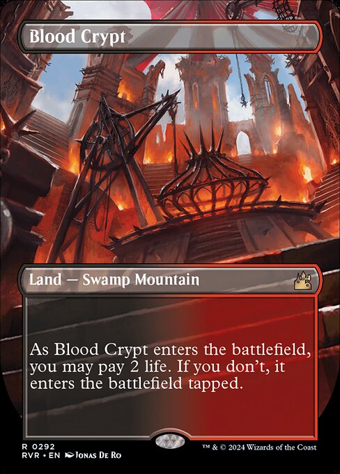 [Foil] RVR 292 Blood Crypt (0292 - Borderless) R