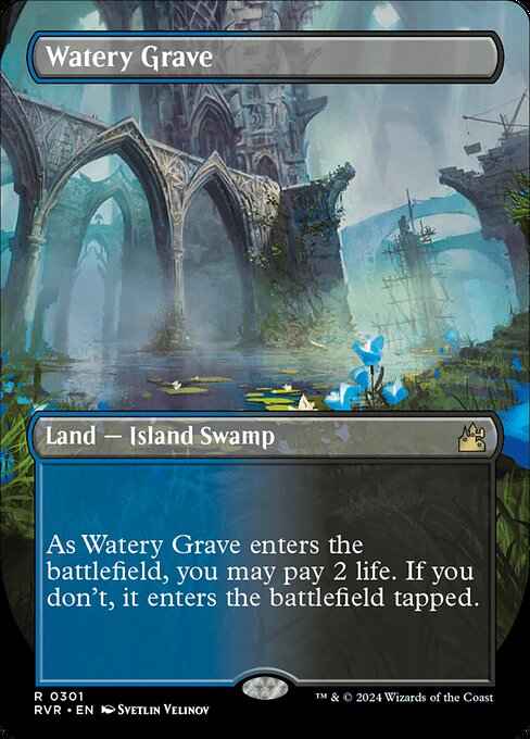 [Foil] RVR 301 Watery Grave (0301 - Borderless) R
