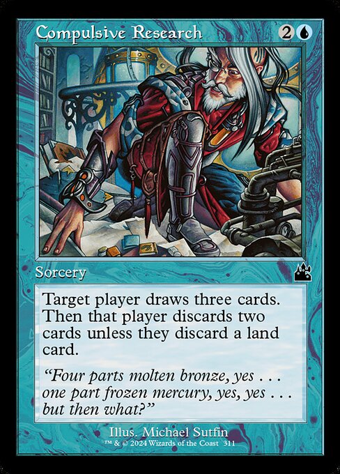 [Foil] RVR 311 Compulsive Research (0311 - Retro Frame) C