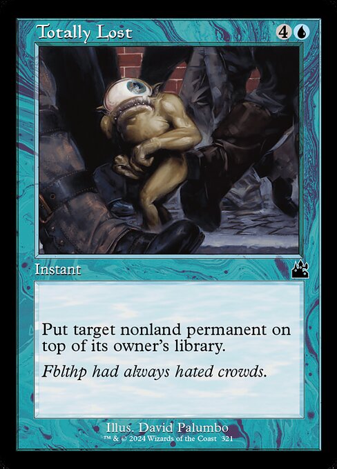 [Foil] RVR 321 Totally Lost (0321 - Retro Frame) C