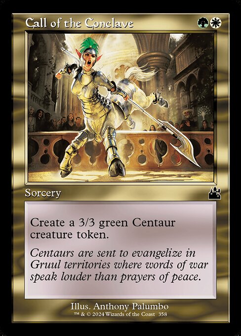 [Foil] RVR 358 Call of the Conclave (0358 - Retro Frame) C