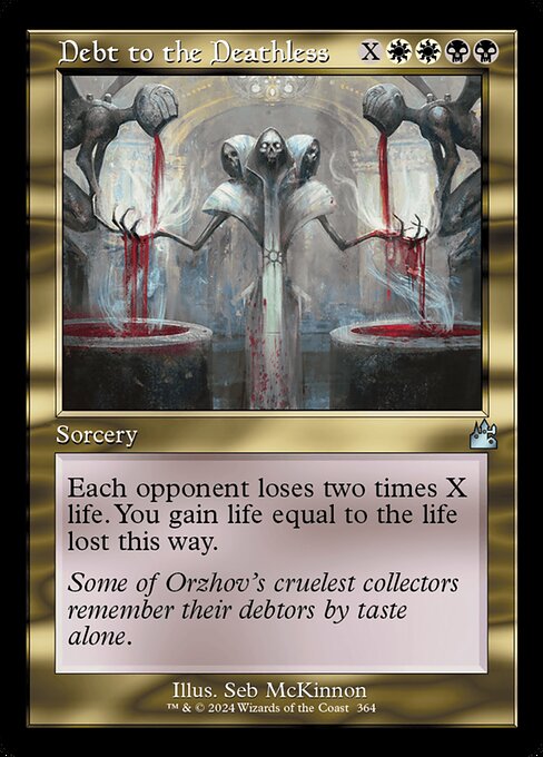 [Foil] RVR 364 Debt to the Deathless (0364 - Retro Frame) U