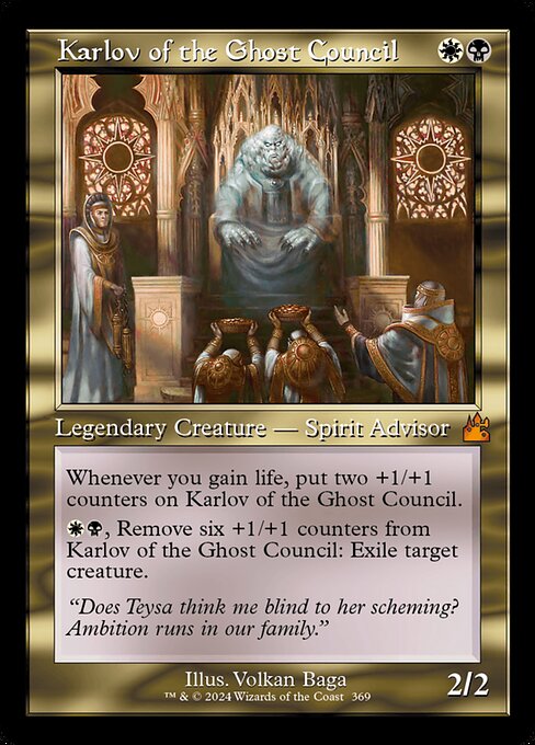 [Foil] RVR 369 Karlov of the Ghost Council (0369 - Retro Frame) M