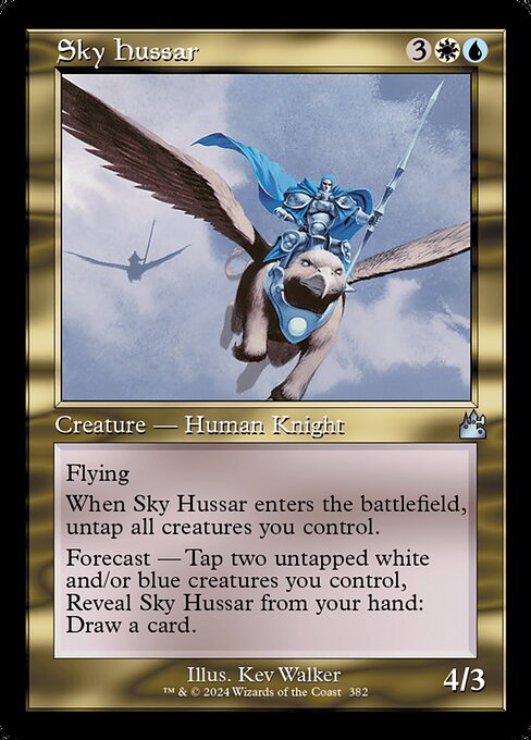 [Foil] RVR 382 Sky Hussar (0382 - Retro Frame) U