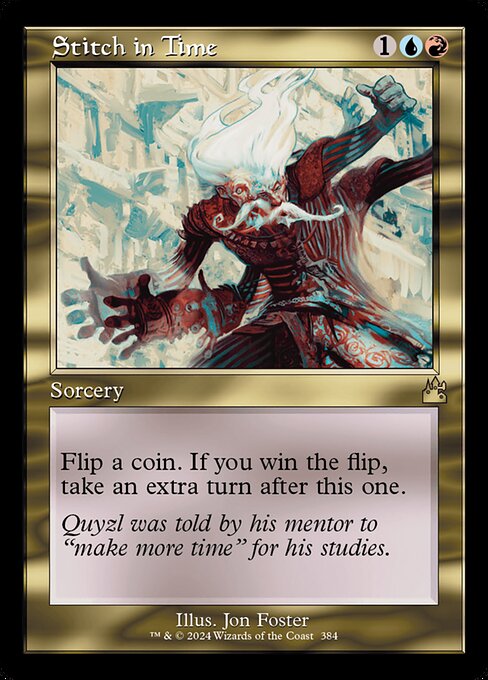 [Foil] RVR 384 Stitch in Time (0384 - Retro Frame) R