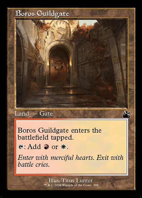[Foil] RVR 398 Boros Guildgate (0398 - Retro Frame) C