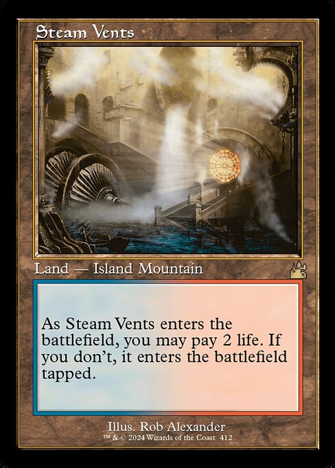 [Foil] RVR 412 Steam Vents (0412 - Retro Frame) R