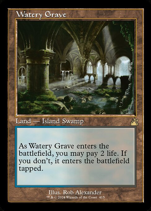 [Foil] RVR 415 Watery Grave (0415 - Retro Frame) R
