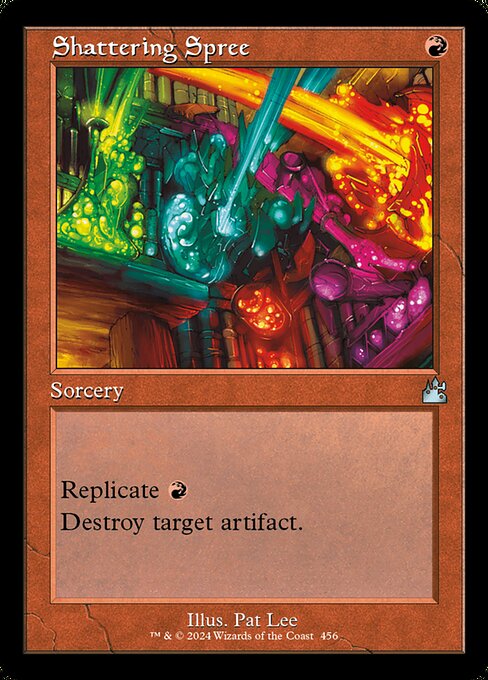 [Foil] RVR 456 Shattering Spree (0456 - Retro Frame) U