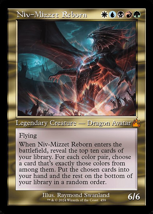 [Foil] RVR 459 Niv-Mizzet Reborn (0459 - Retro Frame) M