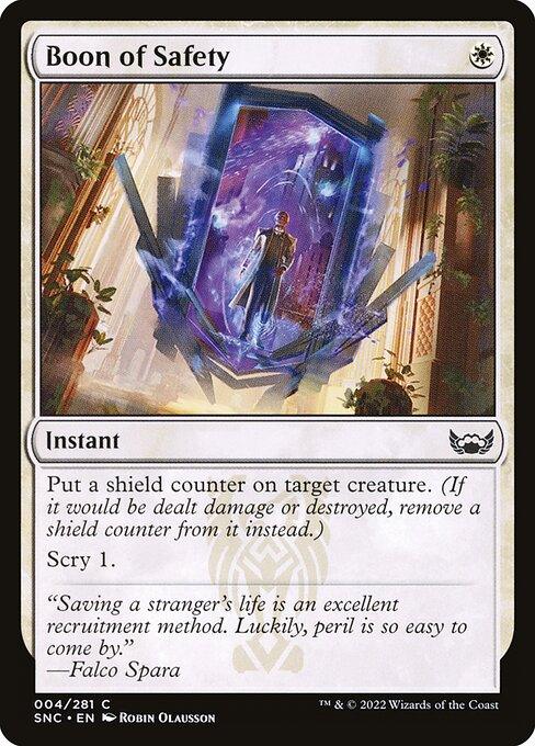 [Foil] SNC 004 Boon of Safety C