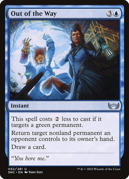 [Foil] SNC 052 Out of the Way U