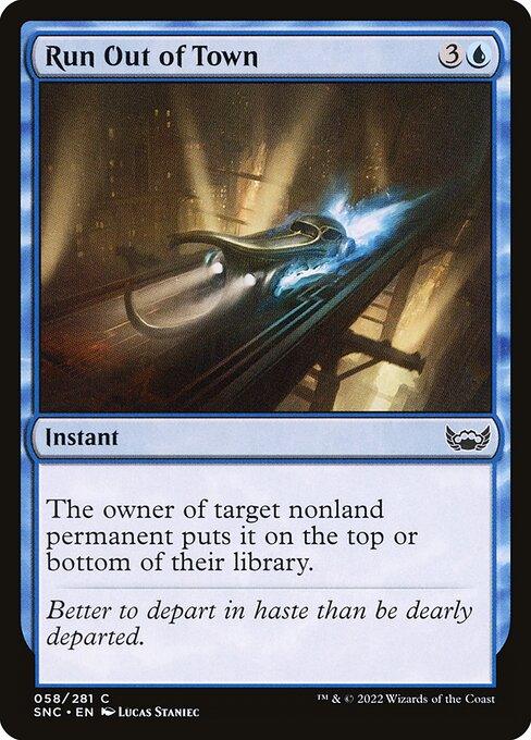 [Foil] SNC 058 Run Out of Town C