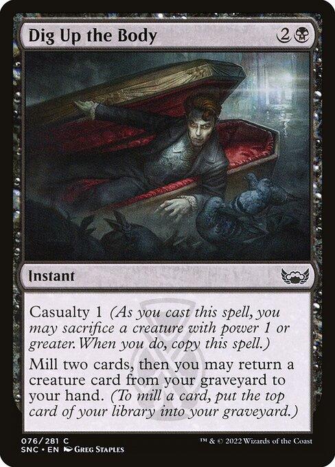 [Foil] SNC 076 Dig Up the Body C