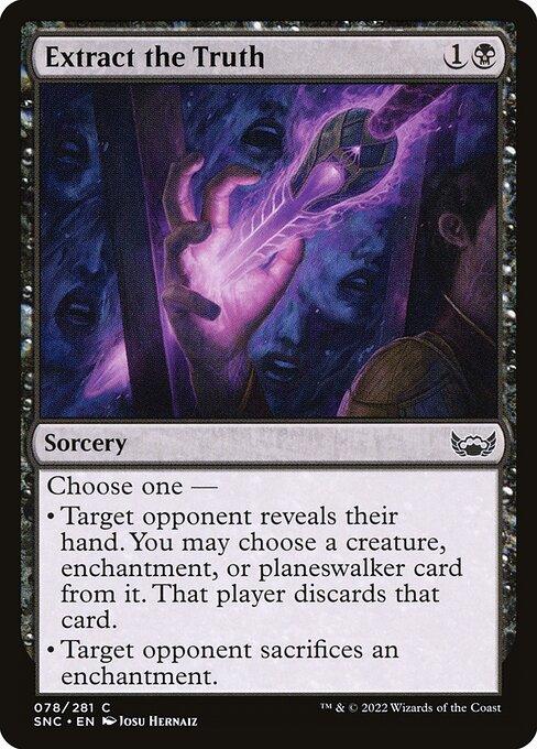 [Foil] SNC 078 Extract the Truth C