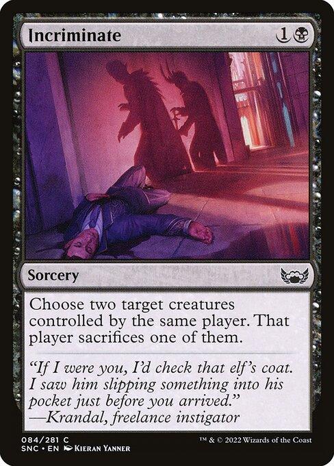 [Foil] SNC 084 Incriminate C