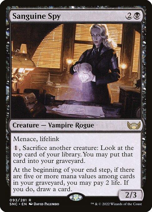 [Foil] SNC 093 Sanguine Spy R