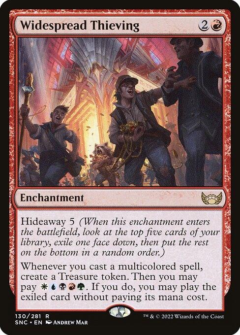 [Foil] SNC 130 Widespread Thieving R