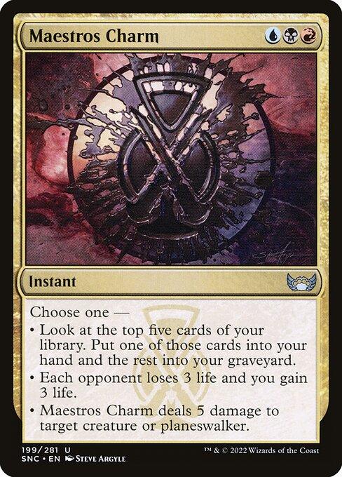 [Foil] SNC 199 Maestros Charm U