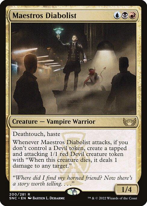 [Foil] SNC 200 Maestros Diabolist R