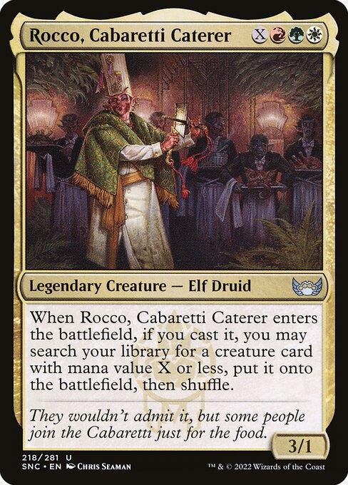 [Foil] SNC 218 Rocco, Cabaretti Caterer U