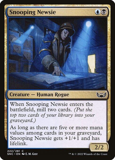 [Foil] SNC 222 Snooping Newsie C