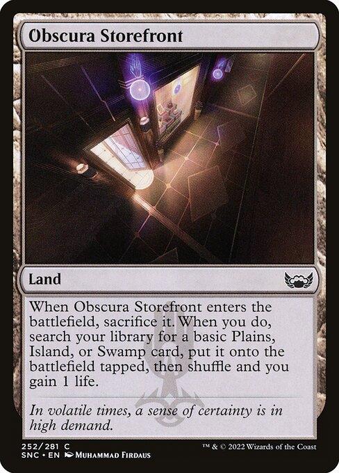 [Foil] SNC 252 Obscura Storefront C