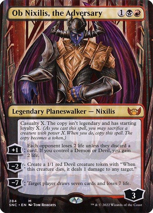 SNC 284 Ob Nixilis, the Adversary (Borderless) M
